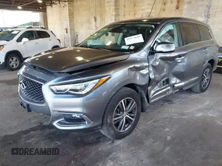2019 Infiniti QX60 Luxe with VIN 5N1DL0MM8KC558679, listed as a IAAI auction lot 41973649 with 51,867 mi miles and . Bid and sale history available at DreamBid. Image 18.