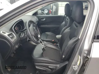 2017 Jeep Compass Latitude with VIN 3C4NJCBBXHT658541, listed as a Copart auction lot 55801725 with 54,567 mi miles and Salvage title. Bid and sale history available at DreamBid. Image 7.