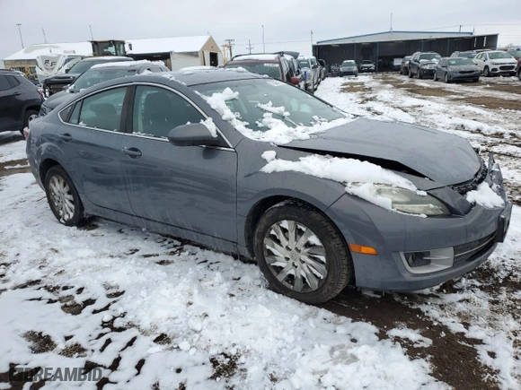 2011 Mazda Mazda6 i Touring with VIN 1YVHZ8CH2B5M02241, listed as a Copart auction lot 87598725 with 87,603 mi miles and Salvage Title. Bid and sale history available at carsss.com. Image 4.