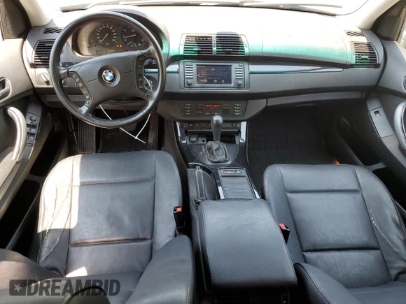 2004 BMW X5 3.0i with VIN 5UXFA13534LU37725, listed as a Copart auction lot 62613774 with 311,241 mi miles and Salvage Title. Bid and sale history available at carsss.com. Image 8.