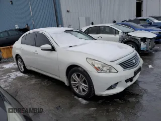2011 Infiniti G25 x with VIN JN1DV6AR9BM451848, listed as a Copart auction lot 85869974 with Not Provided miles and Salvage Title. Bid and sale history available at DreamBid. Image 4.