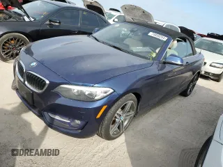 2017 BMW 2 Series with VIN WBA2M9C33HV717821, listed as a Copart auction lot 74850254 with 34,534 mi miles and Salvage title. Bid and sale history available at DreamBid. Image 1.