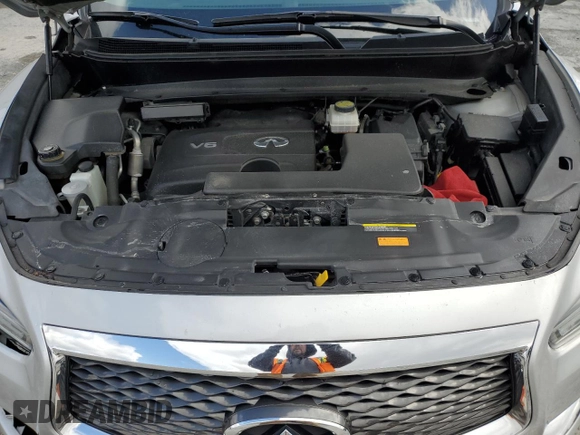 2018 Infiniti QX60 with VIN 5N1DL0MMXJC520725, listed as a Copart auction lot 52320875 with 76,056 mi miles and Salvage Title. Bid and sale history available at DreamBid. Image 14.