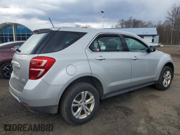 2016 Chevrolet Equinox LS with VIN 2GNALBEK9G6112368, listed as a Copart auction lot 50962285 with 87,042 mi miles and Clean Title. Bid and sale history available at carsss.com. Image 3.