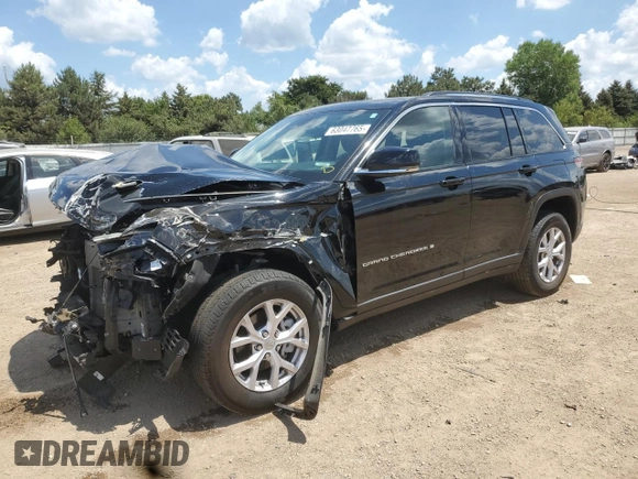 2022 Jeep Grand Cherokee Limited with VIN 1C4RJHBG3N8521574, listed as a Copart auction lot 63047765 with 26,959 mi miles and Salvage title. Bid and sale history available at DreamBid. Image 1.
