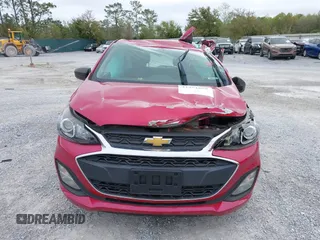2020 Chevrolet Spark LS with VIN KL8CB6SA8LC449664, listed as a IAAI auction lot 41951655 with 33,005 mi miles. Bid and sale history available at carsss.com. Image 12.