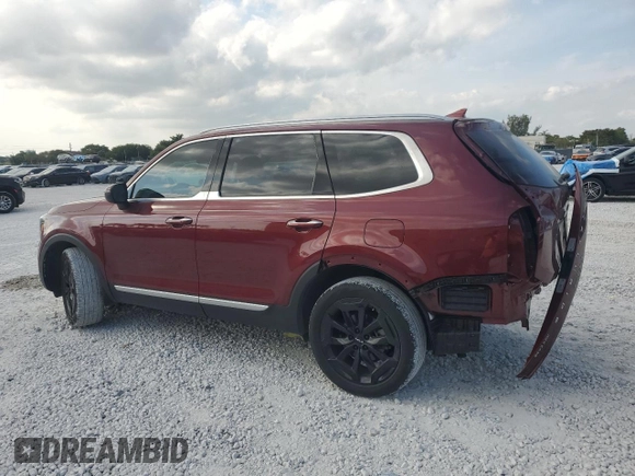 2023 Kia Telluride S with VIN 5XYP64GC5PG357330, listed as a Copart auction lot 50215895 with 29,245 mi miles and Salvage Title. Bid and sale history available at DreamBid. Image 2.