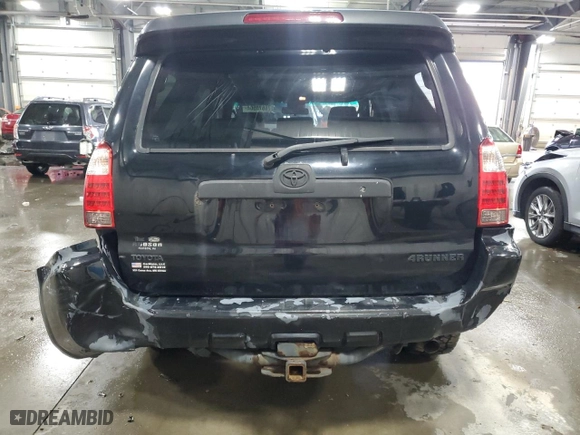2007 Toyota 4Runner SR5 with VIN JTEBT14R370067227, listed as a Copart auction lot 76670504 with 278,304 mi miles and Salvage Title. Bid and sale history available at carsss.com. Image 6.