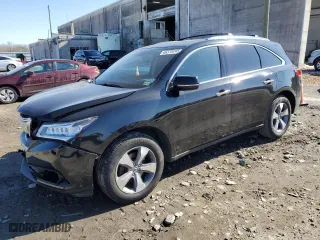 2015 Acura MDX with VIN 5FRYD3H22FB007801, listed as a Copart auction lot 46378245 with 156,124 mi miles and Salvage Title. Bid and sale history available at carsss.com. Image 1.