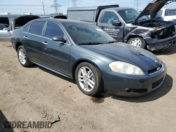 2014 Chevrolet Impala LTZ with VIN 2G1WC5E33E1105492, listed as a Copart auction lot 52814425 with 133,641 mi miles and Salvage Title. Bid and sale history available at DreamBid. Image 4.
