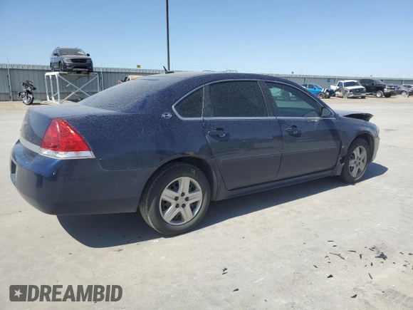 2009 Chevrolet Impala LS with VIN 2G1WB57N891272163, listed as a Copart auction lot 49763015 with 89,780 mi miles and Salvage Title. Bid and sale history available at DreamBid. Image 3.