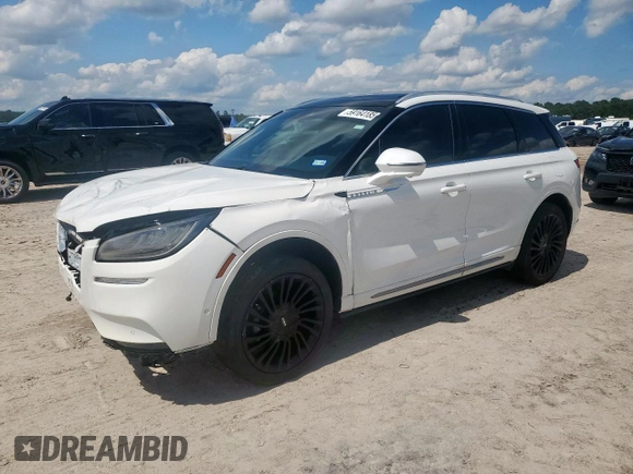 2021 Lincoln Corsair Reserve z VIN 5LMCJ2D96MUL21210, wystawiony jako Copart lot #59164185 z przebiegiem 57 578 mil mil oraz Szkoda całkowita • Salvage title. Historia ofert i sprzedaży dostępna na DreamBid. Obrazek 1.