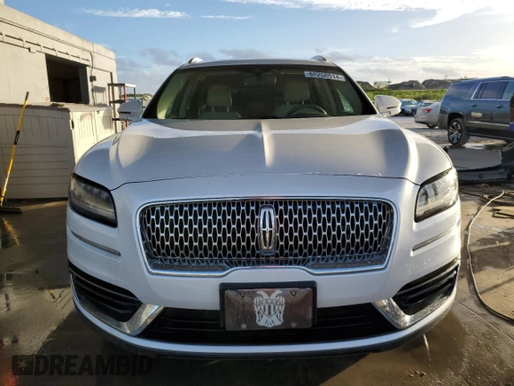 2019 Lincoln Nautilus Standard with VIN 2LMPJ6J98KBL10930, listed as a Copart auction lot 80288914 with 24,545 mi miles and Non repairable. Bid and sale history available at DreamBid. Image 5.