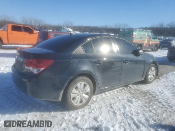 2014 Chevrolet Cruze LS with VIN 1G1PA5SH6E7147426, listed as a Copart auction lot 44770605 with 160,001 mi miles and Salvage Title. Bid and sale history available at carsss.com. Image 3.