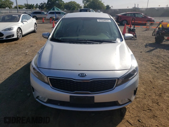 2017 Kia Forte LX with VIN KNAFK5A85H5676512, listed as a Copart auction lot 67534034 with 92,595 mi miles and Salvage Title. Bid and sale history available at carsss.com. Image 5.