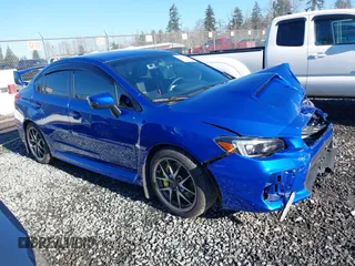 2021 Subaru WRX STI with VIN JF1VA2S6XM9815409, listed as a IAAI auction lot 41413955 with 18,077 mi miles. Bid and sale history available at carsss.com. Image 1.