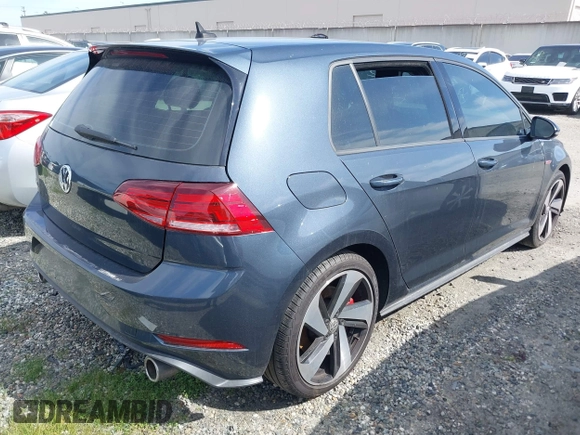 2020 Volkswagen Golf GTI S with VIN 3VW6T7AU1LM009980, listed as a IAAI auction lot 41478094 with 29,850 mi miles. Bid and sale history available at carsss.com. Image 4.