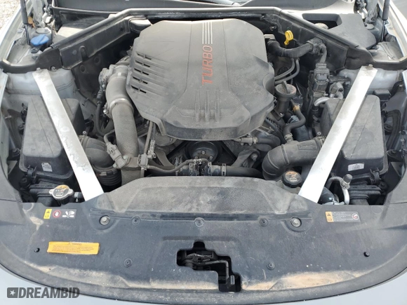 2020 Kia Stinger GT2 with VIN KNAE55LC4L6072117, listed as a Copart auction lot 49027215 with 64,397 mi miles and Salvage Title. Bid and sale history available at carsss.com. Image 12.