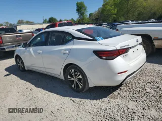 2020 Nissan Sentra SV with VIN 3N1AB8CV5LY219411, listed as a Copart auction lot 53054285 with 127,304 mi miles and Salvage Title. Bid and sale history available at DreamBid. Image 2.