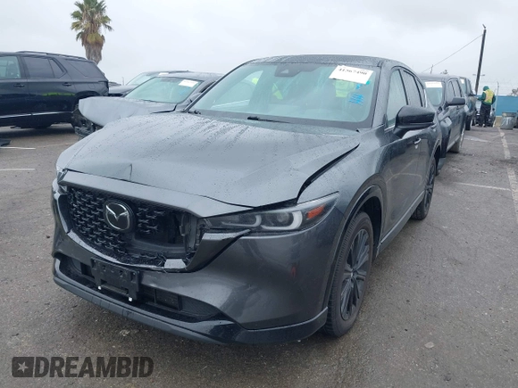 2022 Mazda CX-5 2.5 Turbo with VIN JM3KFBAY8N0647204, listed as a IAAI auction lot 41567490 with 40,396 mi miles and . Bid and sale history available at carsss.com. Image 17.