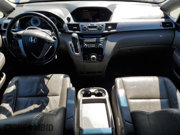 2011 Honda Odyssey EX-L with VIN 5FNRL5H64BB022124, listed as a Copart auction lot 55444745 with 150,843 mi miles and Salvage Title. Bid and sale history available at DreamBid. Image 8.