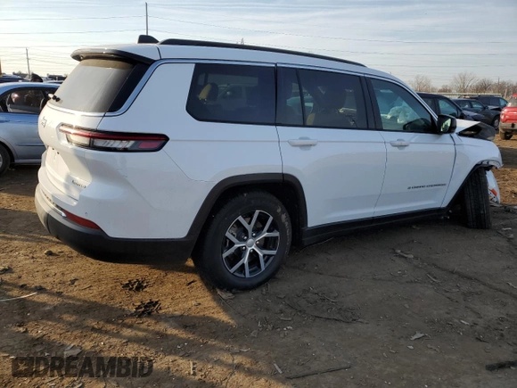 2025 Jeep Grand Cherokee Limited with VIN 1C4RJKBG4S8634961, listed as a Copart auction lot 49098965 with 231 mi miles and Salvage title. Bid and sale history available at DreamBid. Image 3.
