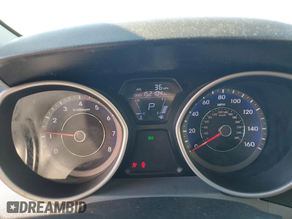 2013 Hyundai Elantra Coupe GS with VIN KMHDH6AE7DU011465, listed as a Copart auction lot 87724855 with 152,104 mi miles and Salvage Title. Bid and sale history available at carsss.com. Image 9.