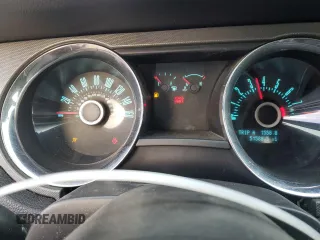2013 Ford Mustang V6 with VIN 1ZVBP8AM1D5225666, listed as a Copart auction lot 45100445 with 51,588 mi miles and Salvage Title. Bid and sale history available at carsss.com. Image 9.