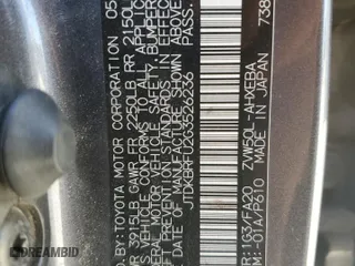 2016 Toyota Prius Two with VIN JTDKBRFU2G3526236, listed as a Copart auction lot 51946415 with 0 mi miles and Salvage Title. Bid and sale history available at carsss.com. Image 12.