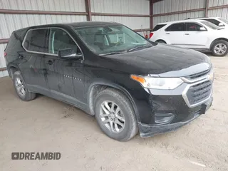 2019 Chevrolet Traverse LS with VIN 1GNERFKW0KJ248012, listed as a IAAI auction lot 41560587 with 120,799 mi miles. Bid and sale history available at carsss.com. Image 1.