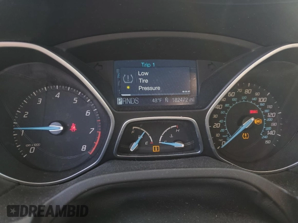 2012 Ford Focus SE with VIN 1FAHP3K26CL287058, listed as a Copart auction lot 45735135 with 182,472 mi miles and Clean Title. Bid and sale history available at carsss.com. Image 9.