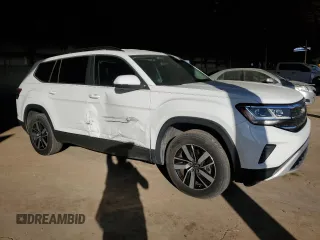 2021 Volkswagen Atlas SE with VIN 1V2DP2CA8MC501136, listed as a Copart auction lot 82998394 with 79,465 mi miles and Salvage title. Bid and sale history available at DreamBid. Image 4.