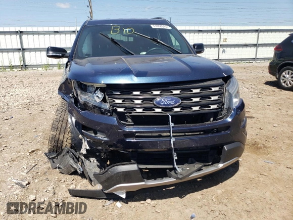 2017 Ford Explorer XLT with VIN 1FM5K8D85HGC03768, listed as a Copart auction lot 61858975 with 96,909 mi miles and Salvage title. Bid and sale history available at DreamBid. Image 5.