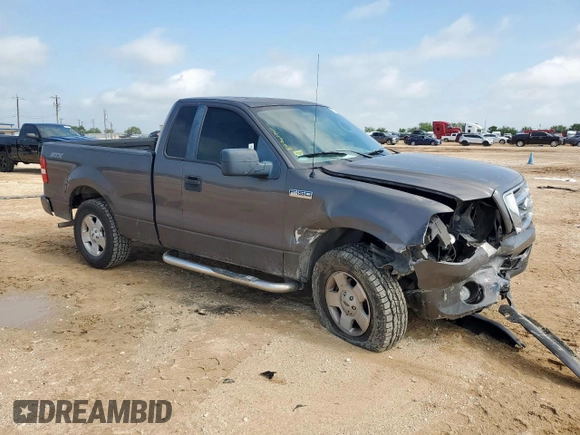 2007 Ford F-150 XL with VIN 1FTRF12247KB92953, listed as a Copart auction lot 61055325 with 79,947 mi miles and Salvage title. Bid and sale history available at DreamBid. Image 4.