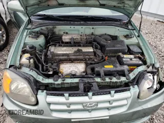 2003 Hyundai Accent GL with VIN KMHCG35C23U264701, listed as a Copart auction lot 80029154 with 142,090 mi miles and Salvage Title. Bid and sale history available at carsss.com. Image 11.