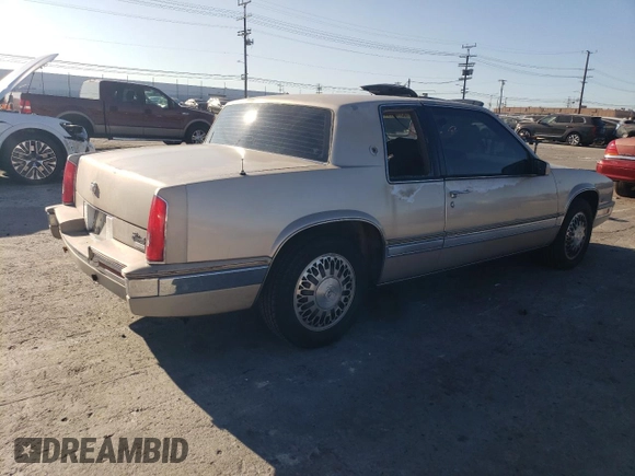 1988 Cadillac Eldorado with VIN 1G6EL1153JU612185, listed as a Copart auction lot 83786144 with 133,882 mi miles and Salvage Title. Bid and sale history available at DreamBid. Image 3.