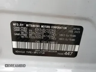 2023 Mitsubishi Outlander Sport GT z VIN JA4AJVAW7PU603834, wystawiony jako Copart lot #72008373 z przebiegiem 3 926 mil mil oraz . Historia ofert i sprzedaży dostępna na DreamBid. Obrazek 12.