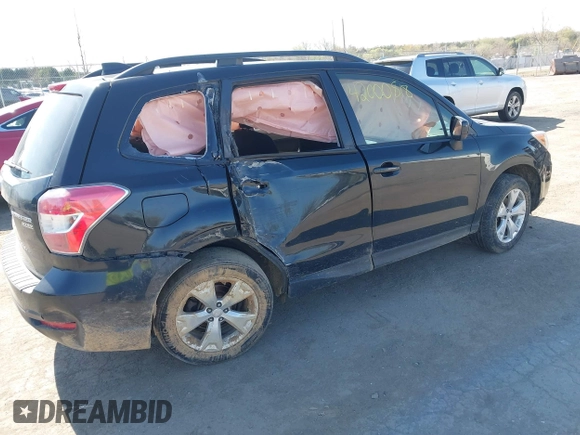 2016 Subaru Forester Premium with VIN JF2SJADC5GH542711, listed as a IAAI auction lot 42000818 with 55,179 mi miles and . Bid and sale history available at carsss.com. Image 4.