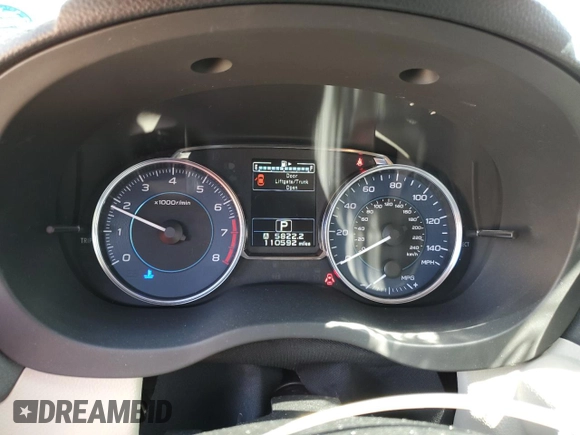 2015 Subaru Impreza Special Sports Limited z VIN JF1GPAW62FH297834, wystawiony jako Copart lot #55696035 z przebiegiem 110 592 mil mil oraz Nie do naprawy • Non repairable. Historia ofert i sprzedaży dostępna na DreamBid. Obrazek 9.