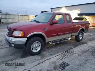 2000 Ford F-150 XL with VIN 1FTRX18W6YNA00102, listed as a Copart auction lot 81419024 with 162,953 mi miles and Non Repairable. Bid and sale history available at carsss.com. Image 1.