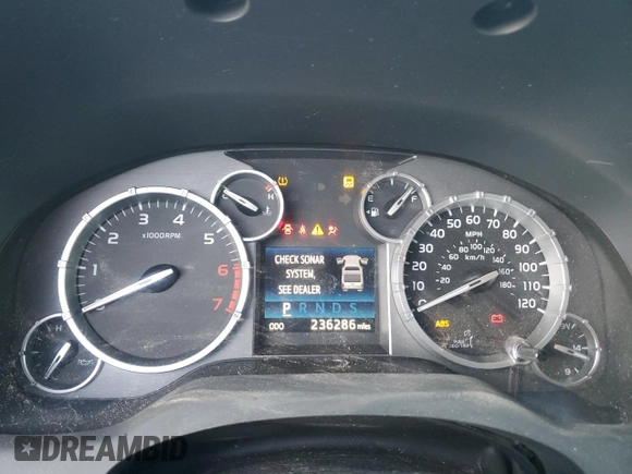 2014 Toyota Tundra 4WD Truck LTD with VIN 5TFHW5F18EX342048, listed as a Copart auction lot 89373535 with 236,286 mi miles and Salvage Title. Bid and sale history available at carsss.com. Image 9.