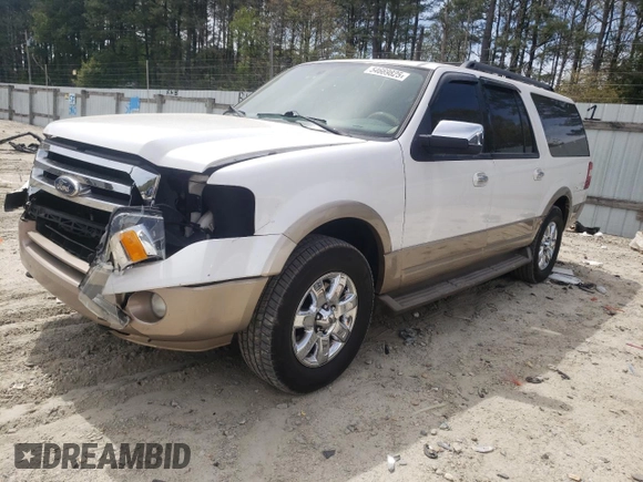 2012 Ford Expedition Max King Ranch with VIN 1FMJK1J56CEF12413, listed as a Copart auction lot 54669825 with 236,850 mi miles and Salvage title. Bid and sale history available at DreamBid. Image 1.