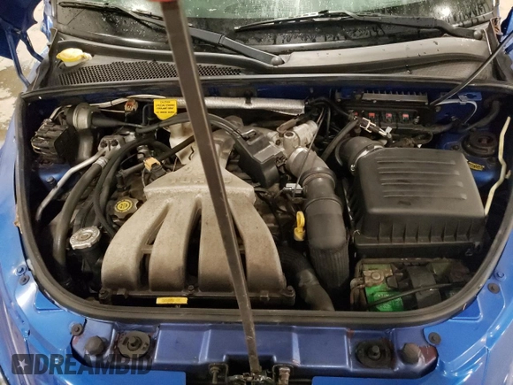 2003 Chrysler PT Cruiser GT with VIN 3C8FY78G73T568040, listed as a Copart auction lot 46612835 with 58,056 mi miles and Salvage title. Bid and sale history available at DreamBid. Image 12.