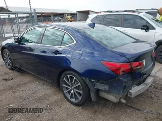 2016 Acura TLX V6 with VIN 19UUB2F35GA000185, listed as a IAAI auction lot 41572532 with 97,431 mi miles. Bid and sale history available at carsss.com. Image 3.
