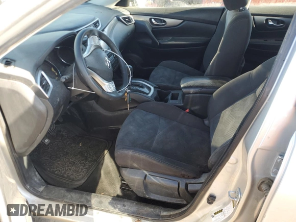 2016 Nissan Rogue SV with VIN KNMAT2MV4GP701543, listed as a Copart auction lot 52184365 with 159,065 mi miles and Salvage Title. Bid and sale history available at carsss.com. Image 7.