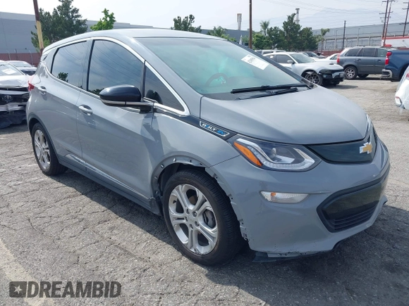 2019 Chevrolet Bolt EV LT z VIN 1G1FW6S06K4102223, wystawiony jako IAAI lot #42305594 z przebiegiem 136 966 mil mil oraz . Historia ofert i sprzedaży dostępna na DreamBid. Obrazek 1.