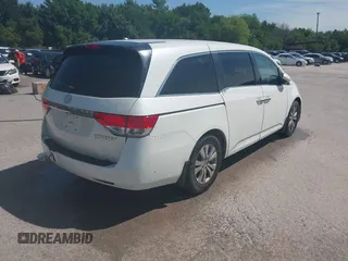 2014 Honda Odyssey EX-L z VIN 5FNRL5H61EB001509, wystawiony jako IAAI lot #42371539 z przebiegiem 259 195 mil mil oraz . Historia ofert i sprzedaży dostępna na DreamBid. Obrazek 4.