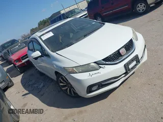 2015 Honda Civic Sedan EX-L with VIN 19XFB2F90FE093933, listed as a IAAI auction lot 41783789 with 172,299 mi miles. Bid and sale history available at carsss.com. Image 1.