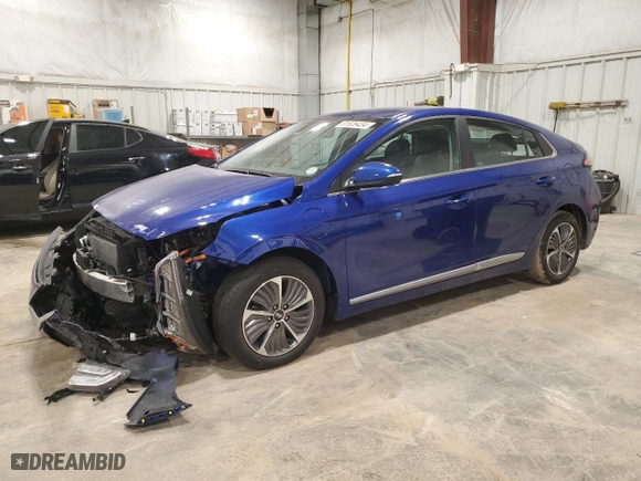 2021 Hyundai Ioniq Plug-In Hybrid SEL with VIN KMHC75LD1MU249633, listed as a Copart auction lot 81626434 with NaN miles and Salvage Title. Bid and sale history available at carsss.com. Image 1.