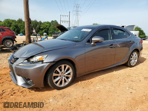 2015 Lexus IS 250 with VIN JTHBF1D21F5081349, listed as a Copart auction lot 57173495 with 69,468 mi miles and Salvage title. Bid and sale history available at DreamBid. Image 1.